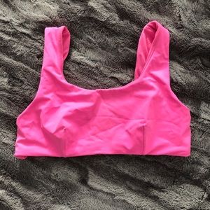 Hot Pink Bikini Top